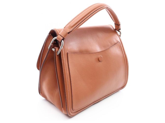 Borsa 2-Way Tod's Double T in pelle marrone - vista 2