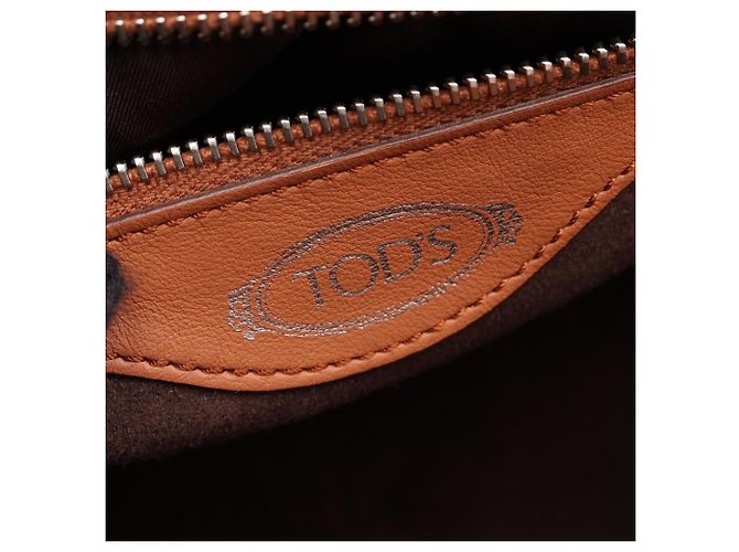 Borsa 2-Way Tod's Double T in pelle marrone - vista 4