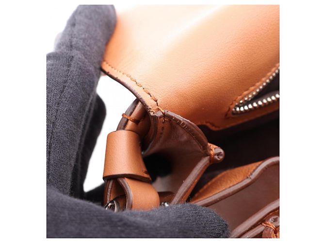 Borsa 2-Way Tod's Double T in pelle marrone - vista 8