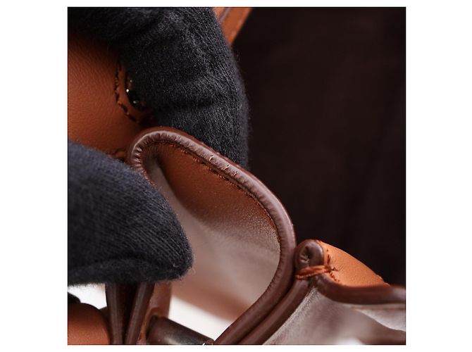 Borsa 2-Way Tod's Double T in pelle marrone - vista 9