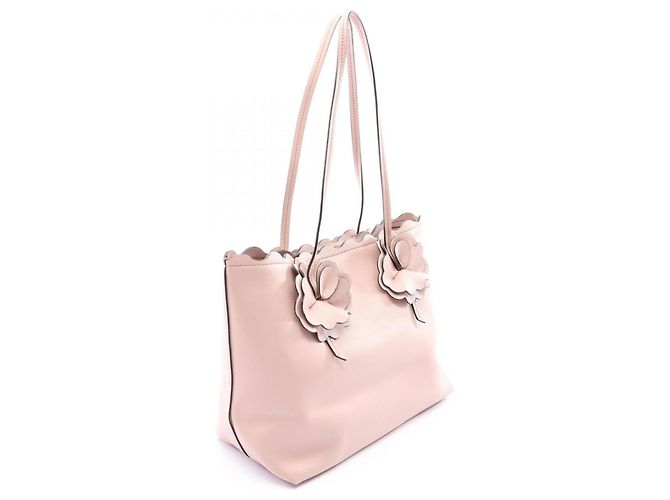 Saco Tote Miu Miu em couro rosa - vista 2