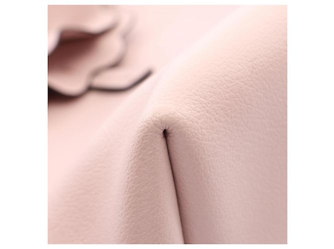 Saco Tote Miu Miu em couro rosa - vista 5