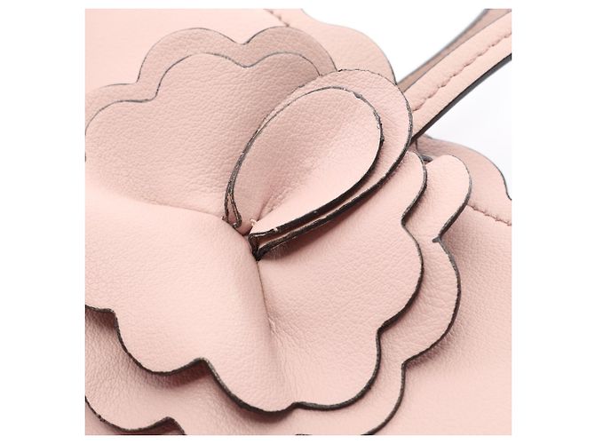 Saco Tote Miu Miu em couro rosa - vista 7