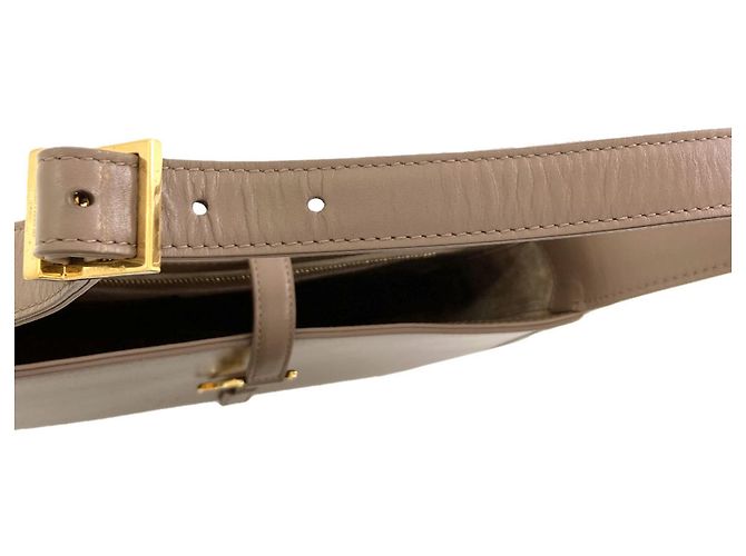 Autre Marque Saint Laurent One-Shoulder Schultertasche Grau - Ansicht 10