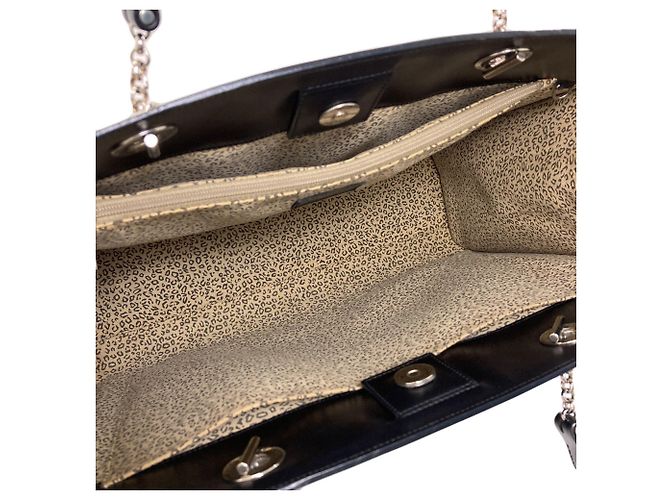 Cartier Panthère Leder-Tote-Bag Schwarz - Ansicht 5