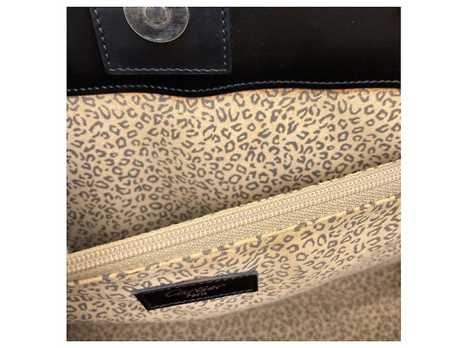 Cartier Panthère Leder-Tote-Bag Schwarz - Ansicht 7