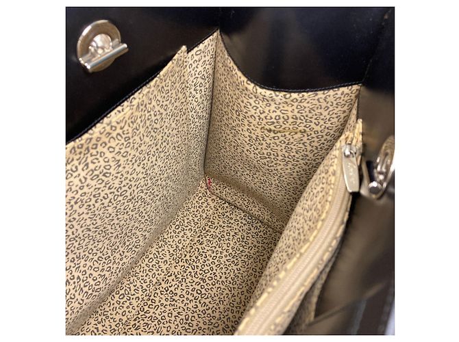 Cartier Panthère Leder-Tote-Bag Schwarz - Ansicht 8