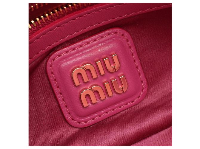 Borsa a mano 2-Way Miu Miu Matelassé Rosa - vista 4