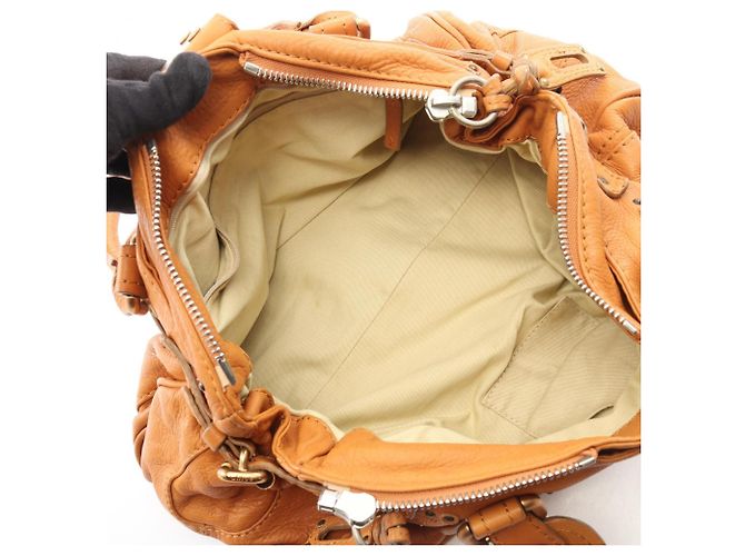 Borsa Chloé Chloe Paddington Marrone - vista 3