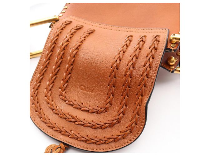 Borsa a tracolla Chloé Hudson Marrone - vista 13