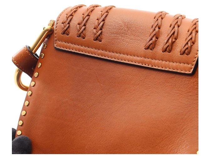 Borsa a tracolla Chloé Hudson Marrone - vista 14