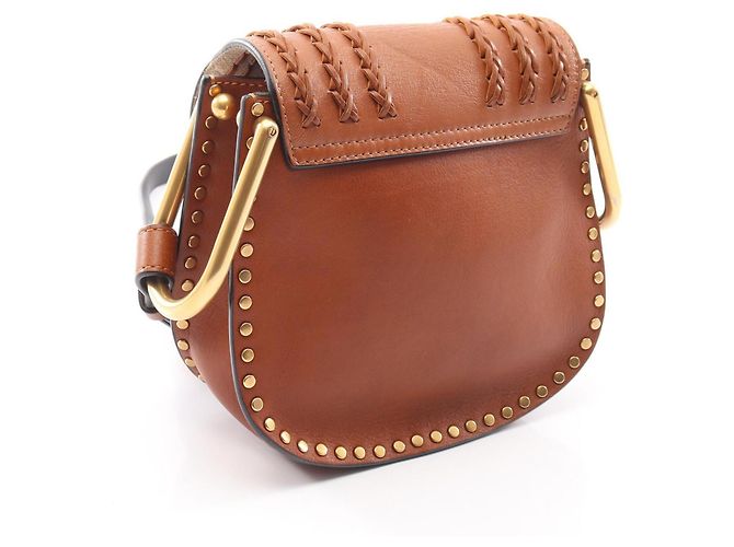 Borsa a tracolla Chloé Hudson Marrone - vista 2