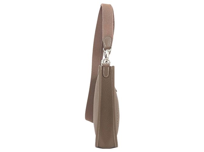 Hermès Borsa a tracolla Hermes Evelyne TPM Taupe - vista 3
