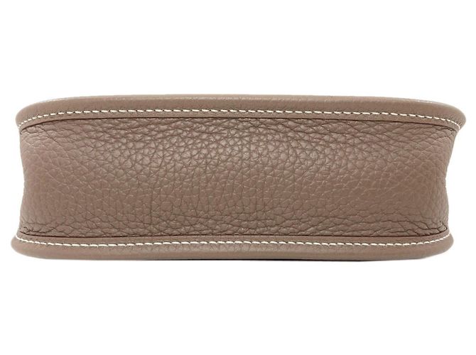 Hermès Borsa a tracolla Hermes Evelyne TPM Taupe - vista 4