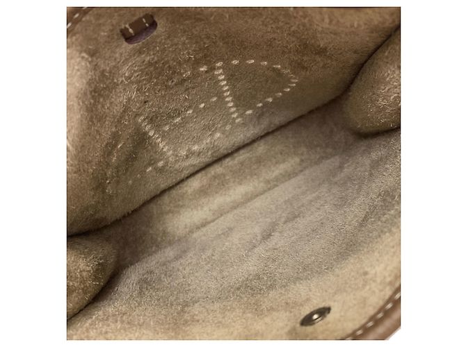 Hermès Borsa a tracolla Hermes Evelyne TPM Taupe - vista 5