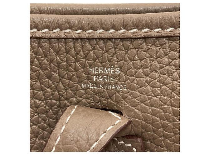 Hermès Borsa a tracolla Hermes Evelyne TPM Taupe - vista 6