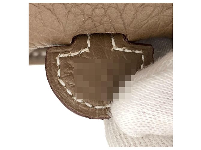 Hermès Borsa a tracolla Hermes Evelyne TPM Taupe - vista 7