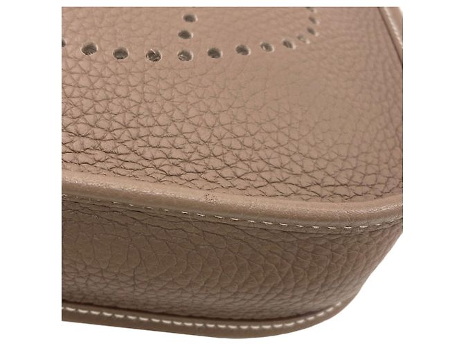 Hermès Borsa a tracolla Hermes Evelyne TPM Taupe - vista 8