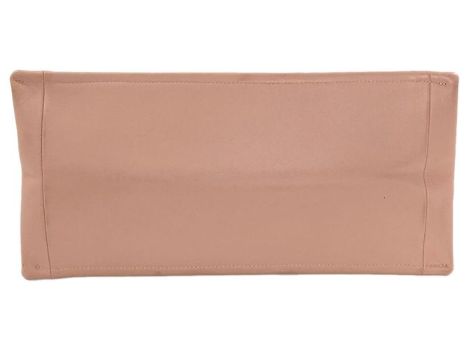 Miu Miu Medium Tote Bag mit geprägtem Logo Pink - Ansicht 4