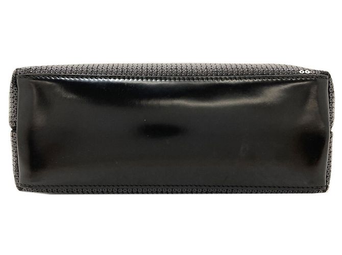 Borsa a mano Prada nera con paillettes Nero - vista 4
