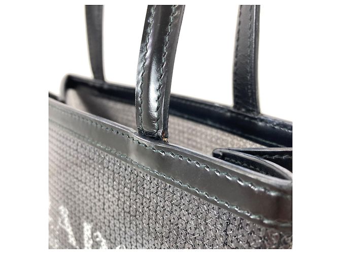 Borsa a mano Prada nera con paillettes Nero - vista 9