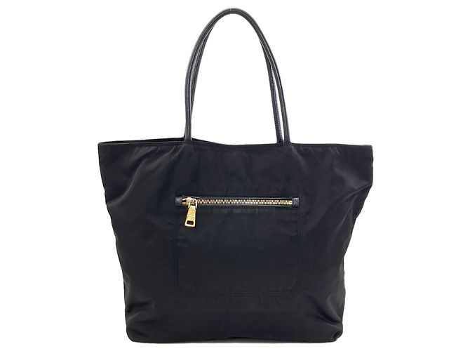 Bolso Tote Prada BR4354 con logo hardware Negro - vista 2