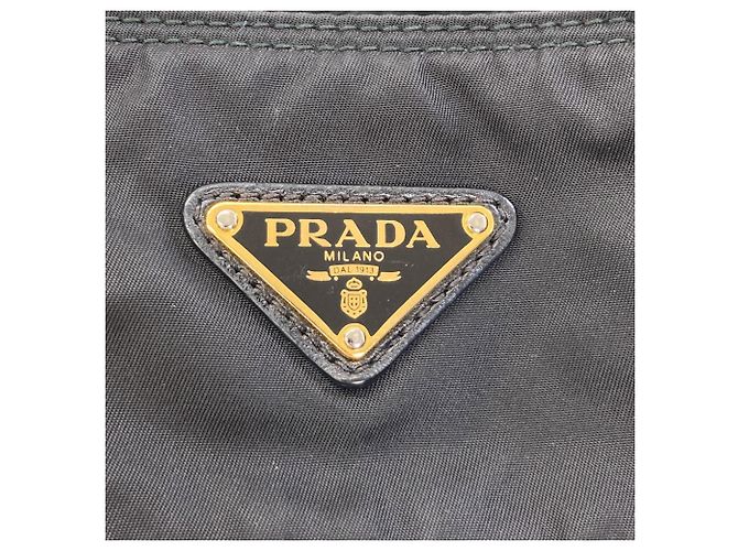 Bolso Tote Prada BR4354 con logo hardware Negro - vista 7