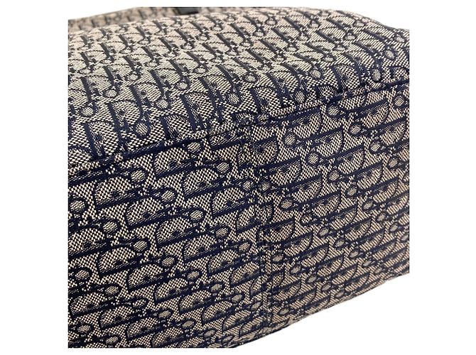 Borsa Tote Christian Dior Trotter Blu navy - vista 10