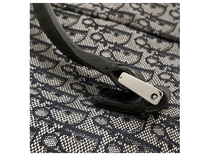 Borsa Tote Christian Dior Trotter Blu navy - vista 11