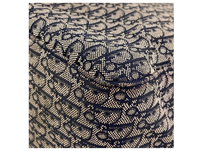 Borsa Tote Christian Dior Trotter Blu navy - vista 13