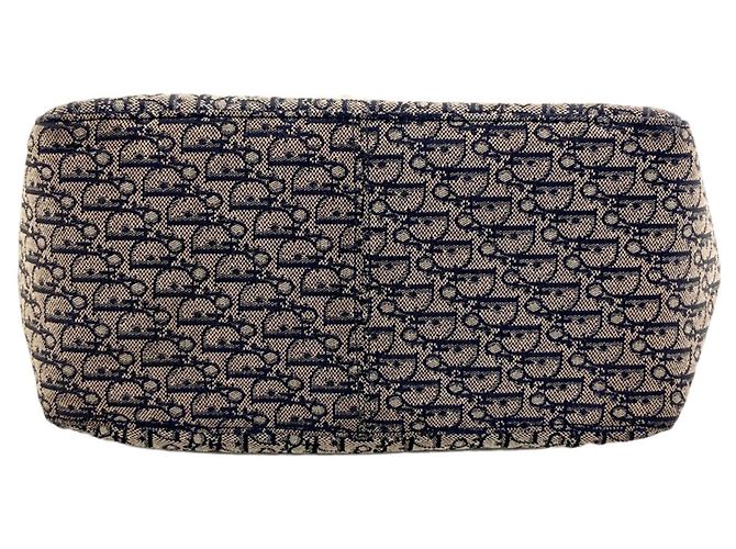 Borsa Tote Christian Dior Trotter Blu navy - vista 4
