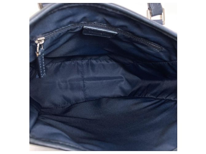 Borsa Tote Christian Dior Trotter Blu navy - vista 5