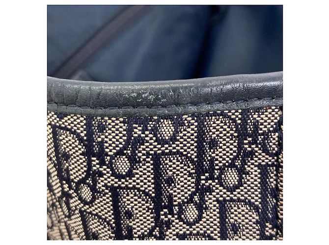Borsa Tote Christian Dior Trotter Blu navy - vista 9