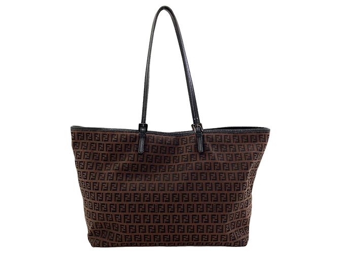 Fendi Zucchino Tote Bag Braun - Ansicht 2