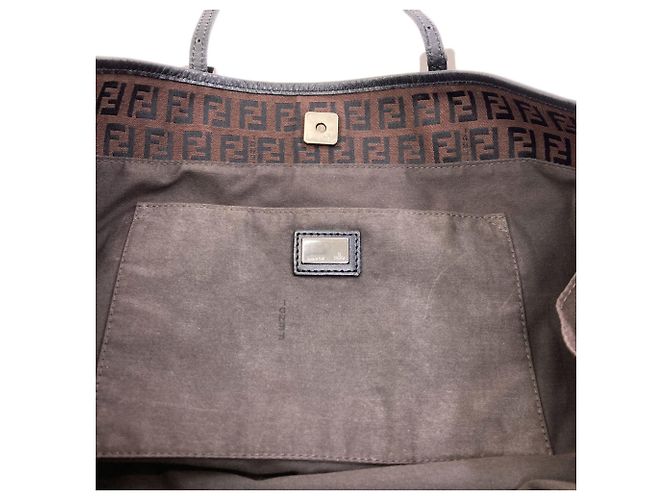 Fendi Zucchino Tote Bag Braun - Ansicht 7