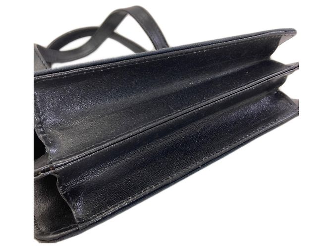 Fendi Logo Handbag in Suede Black - view 12