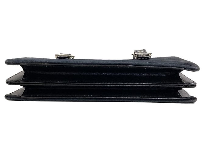 Fendi Logo Handbag in Suede Black - view 4