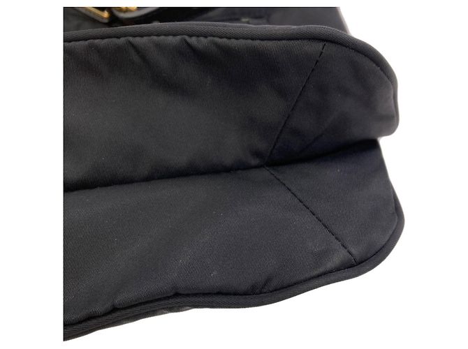 Prada Nylon Shoulder Bag Black - view 12