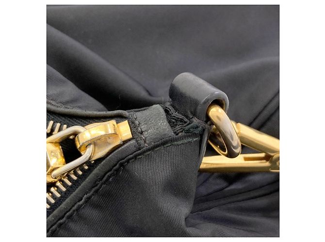 Prada Nylon Shoulder Bag Black - view 13