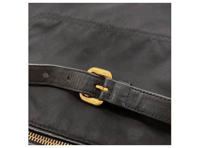 Prada Nylon Shoulder Bag Black - view 16