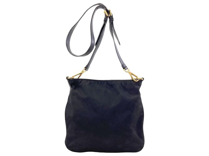 Prada Nylon Shoulder Bag Black - view 2