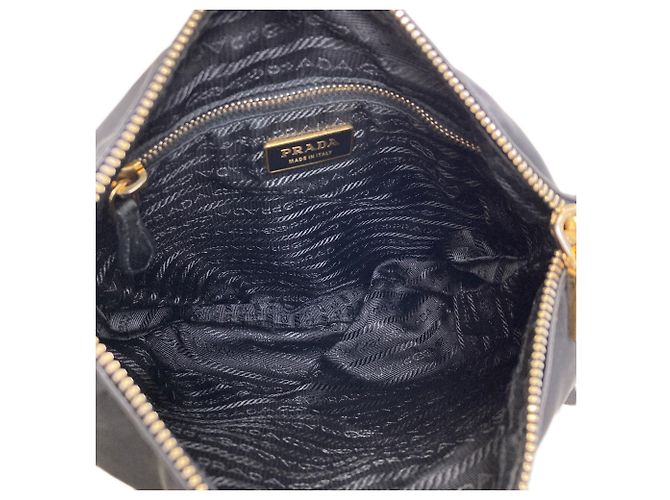 Prada Nylon Shoulder Bag Black - view 5