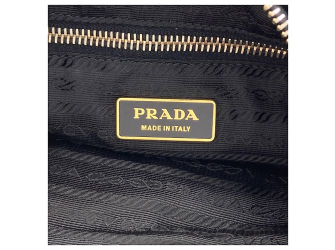 Prada Nylon Shoulder Bag Black - view 6