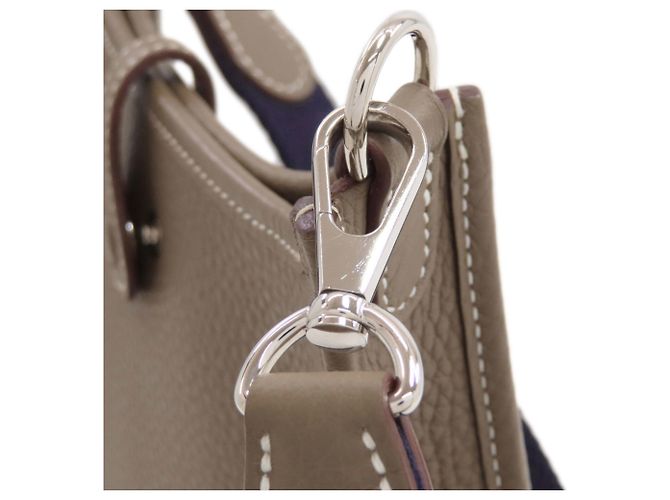 Hermès Hermes Evelyne TPM Schultertasche Taupe - Ansicht 10