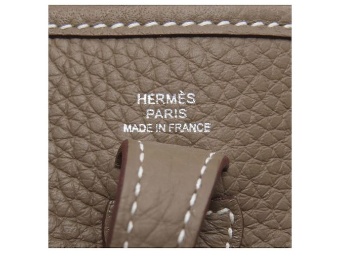 Hermès Hermes Evelyne TPM Schultertasche Taupe - Ansicht 6