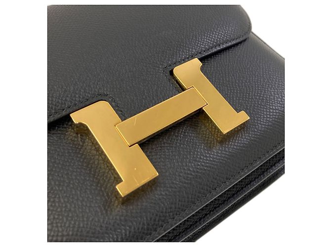 Hermès Hermes Constance Mini 18 Schultertasche Schwarz - Ansicht 13