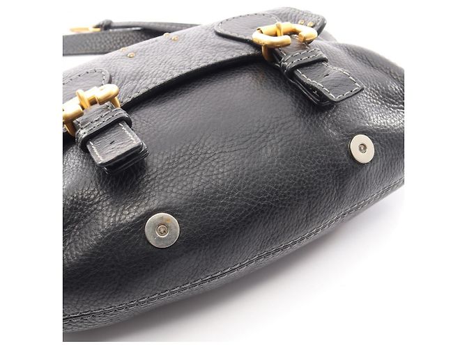 Borsa a tracolla Chloé Mini Paddington Nero - vista 8