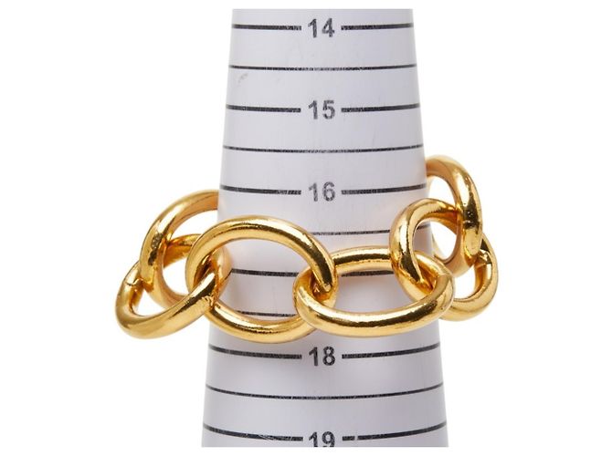 Bracciale con ciondoli placcato oro Chanel D'oro - vista 5