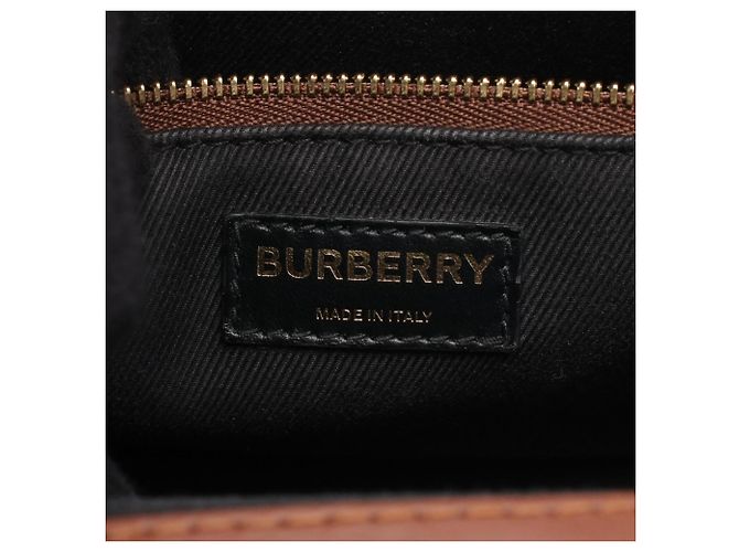 Borsa Mini Pocket Burberry Marrone Nero Multicolore - vista 4