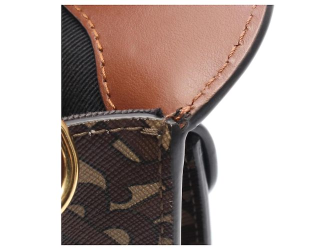 Borsa Mini Pocket Burberry Marrone Nero Multicolore - vista 5